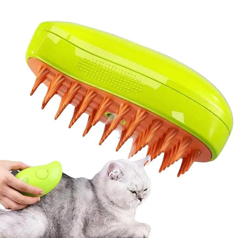 Escova elétrica 3 em 1 para massagem de animais de estimação, pente para remoção de pelos! - online Totally
