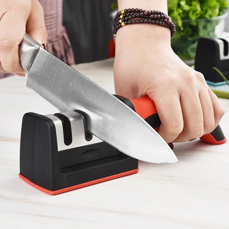 Amolador de facas, 3 opções de amolar para uma faca mais eficaz no corte! - online Totally