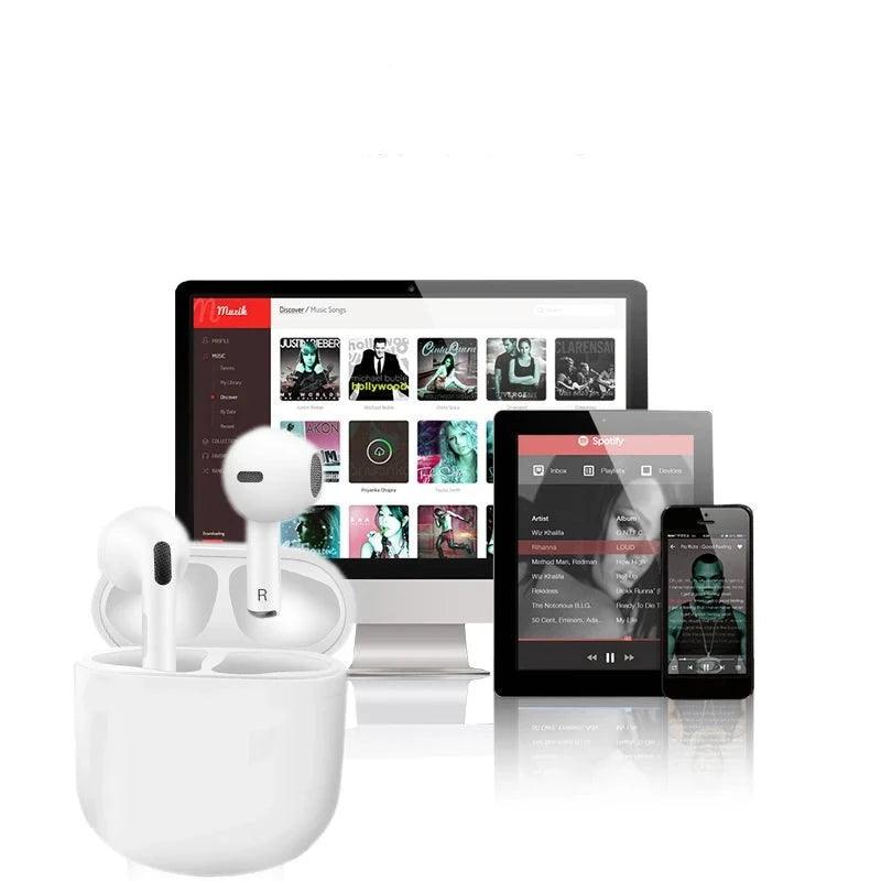 Fone de ouvido Bluetooth Air pods Pro 4 TWS Wireless! - online Totally