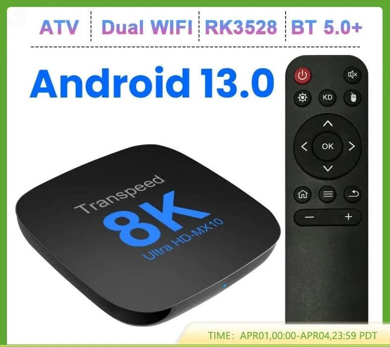 TV BOX TRANSPEED 8K android 13. - online Totally